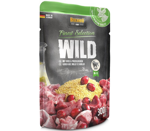 Belcando Pouches Vildt med hirse & tyttebær 300 gr.