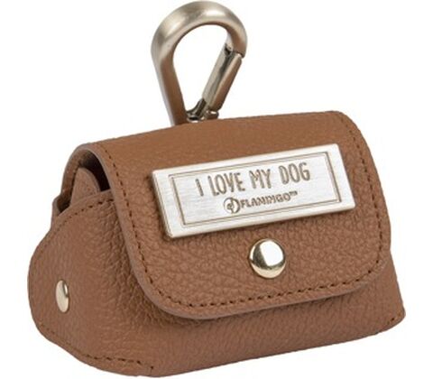 POOP BAG HOLDER QUINT BROWN 8CM