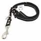 FENRIZ DRESSURLINE 2,2 M / 1,5 CM  SORT MED REFLEKS