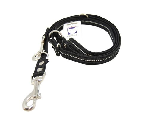 FENRIZ DRESSURLINE 2,2M X 2,5 CM SORT MED REFLEKS
