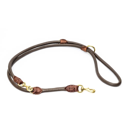 PARIS Dressurline Mørkebrun 6 mm. / 220 cm.