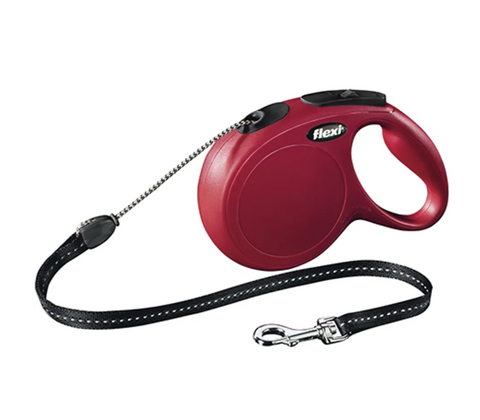 Flexi New Classic M 8m Line rød Max 20kg
