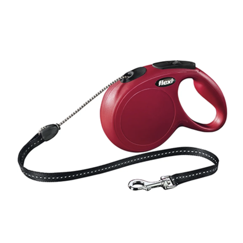 Flexi New Classic M 8m Line rød Max 20kg