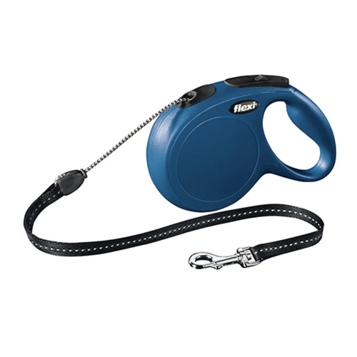 Flexi New Classic M 8m Line Blå Max 20kg