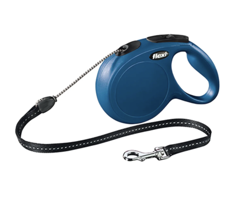 Flexi New Classic M 8m Line Blå Max 20kg