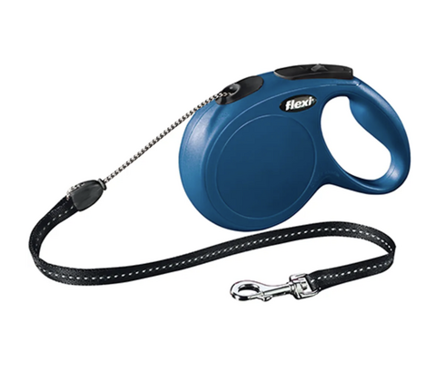 Flexi New Classic M 8m Line Blå Max 20kg