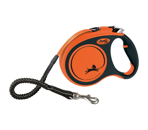 Flexi Xtreme L Bånd 5m Sort/orange Max65kg