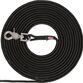 Trixie sporline, quick release, rund 15m sort