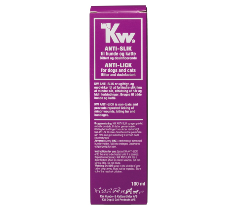 KW ANTI-SLIK TIL HUNDE OG KATTE 100ML