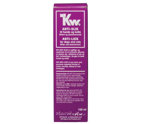KW ANTI-SLIK TIL HUNDE OG KATTE 100ML
