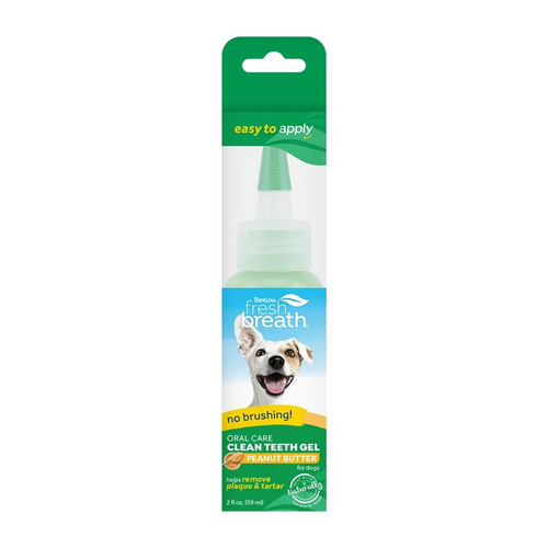 Tropiclean Oral Care Gel Peanutbutter 59 ml.