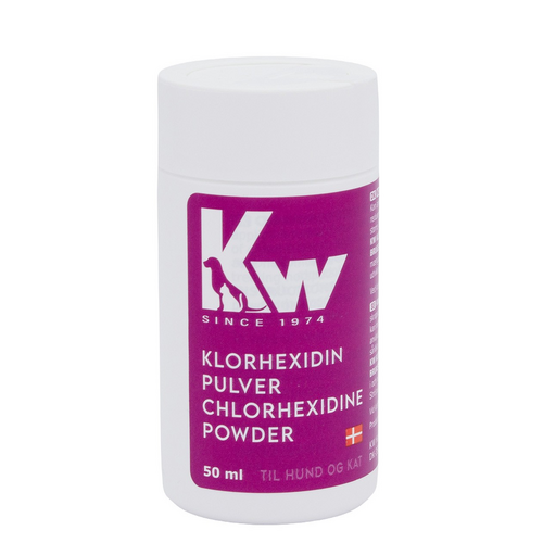 KW Klorhexidin pulver 50 g.