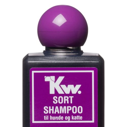 KW Sort Shampoo - til hunde og katte