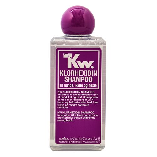 KW Klorhexidin Shampoo til hund, kat og hest