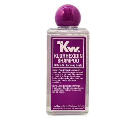 KW Klorhexidin Shampoo til hund, kat og hest