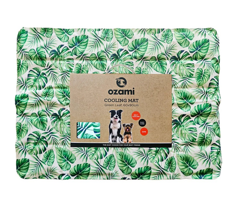 Ozami Cooling Mat Green Leaf