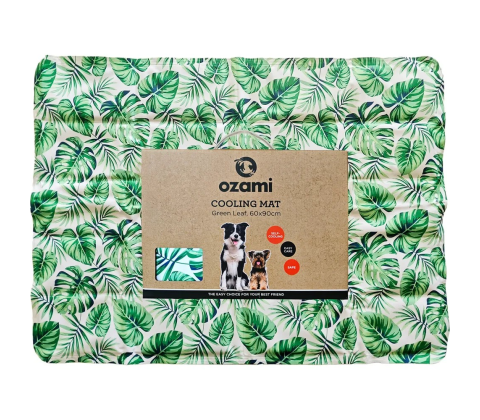 Ozami Cooling Mat Green Leaf