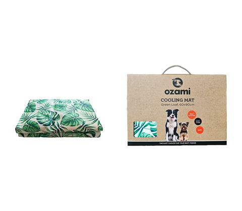 Ozami Cooling Mat Green Leaf