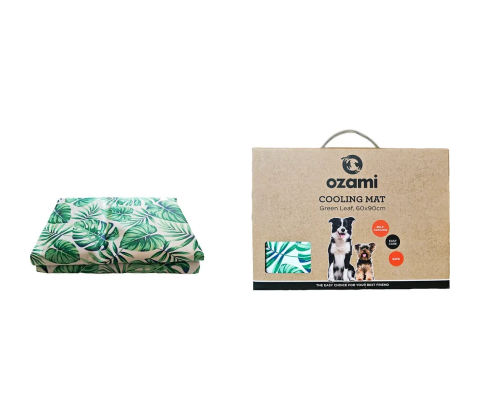 Ozami Cooling Mat Green Leaf