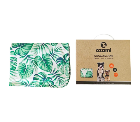 Ozami Cooling Mat Green Leaf