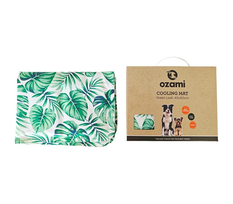 Ozami Cooling Mat Green Leaf
