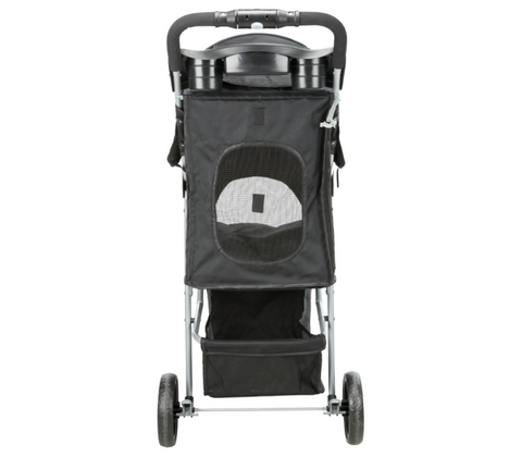 Klapvogn / Buggy til hund - Sort