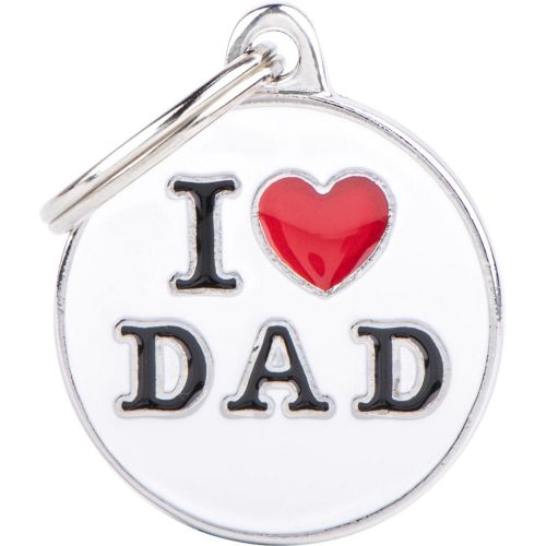 Tegn charm, I love dad str M