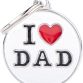 Tegn charm, I love dad str M