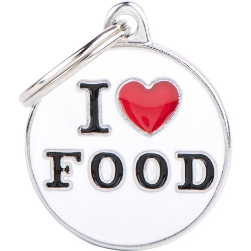 Tegn charm, I love food str. M