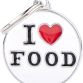 Tegn charm, I love food str. M