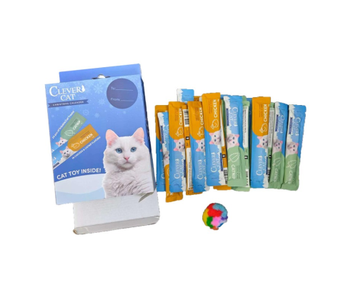 Clever Cat Creamy cat christmas calender 24 pcs + 1 toy