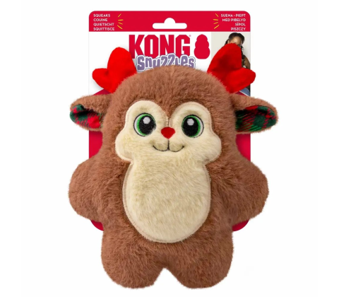 Kong Holiday Snuzzles Reindeer M