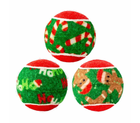 Kong Holiday Squeakair Ball 6-pack M