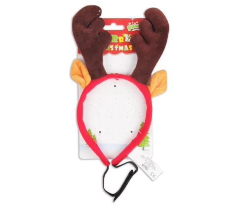 Diadem Med Rensdyr horn 28cm