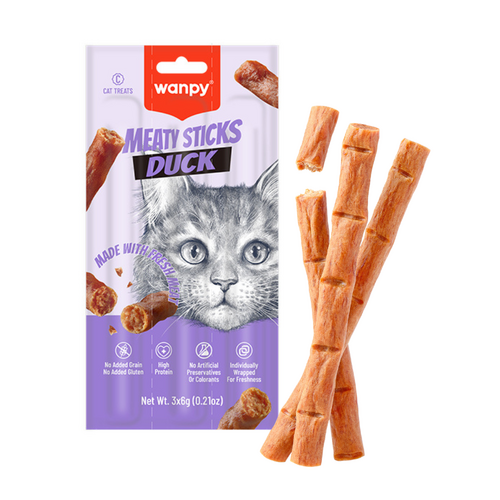 Wanpy Cat Meaty Sticks Duck