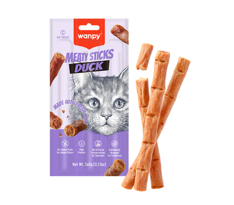 Wanpy Cat Meaty Sticks Duck