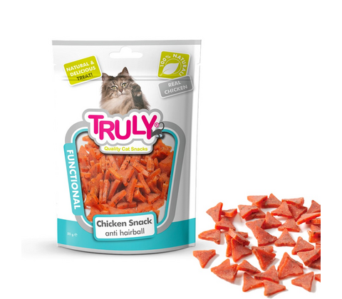 Truly Cat Chicken Snacks Anti hairball 50g