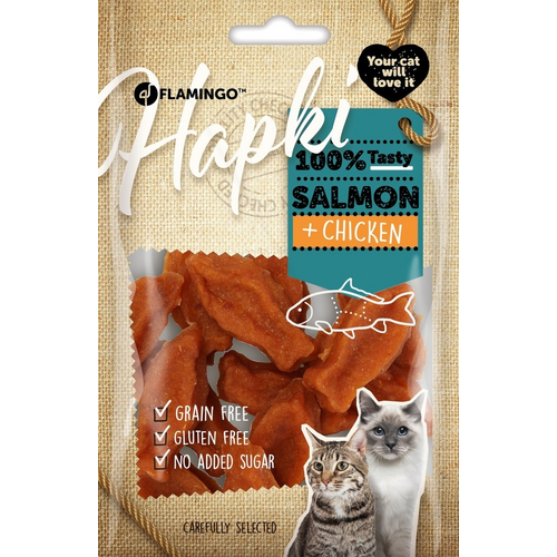 HAPKI FISH med laks/kylling 50G