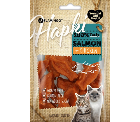 HAPKI FISH med laks/kylling 50G