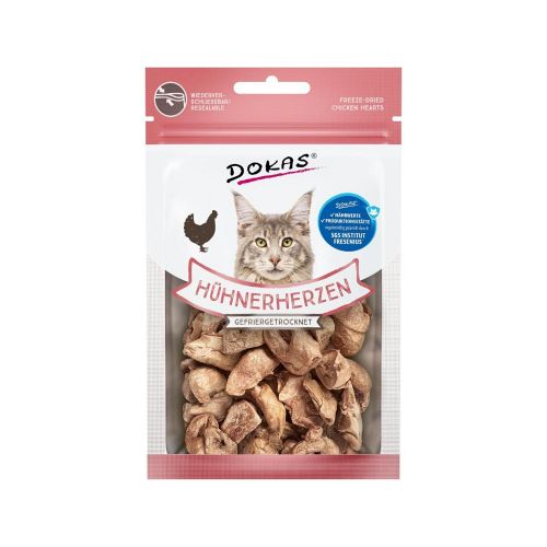 Dokas Frysetørrede kyllingehjerter 15gr