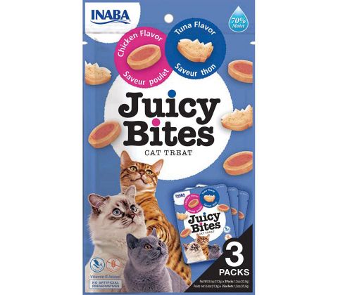 Juicy bites chicken/tuna