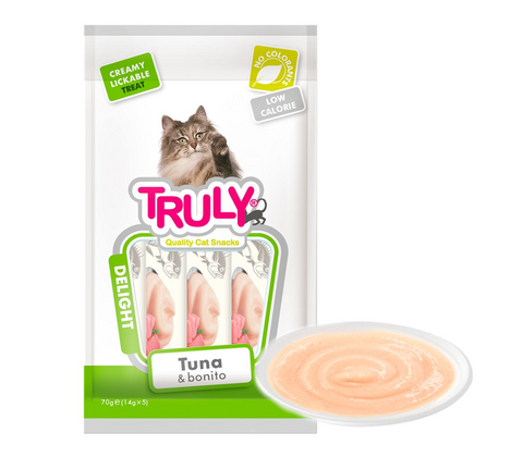 Truly Cat Creamy Lickable Tuna & Bonito 70g