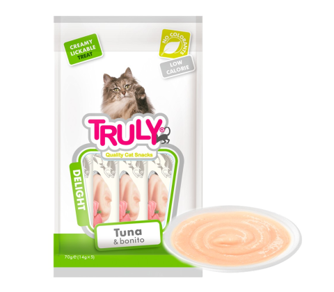 Truly Cat Creamy Lickable Tuna & Bonito 70g