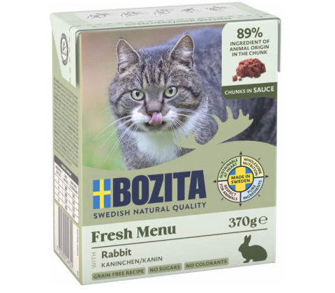 Bozita bidder i sovs med kanin 370g