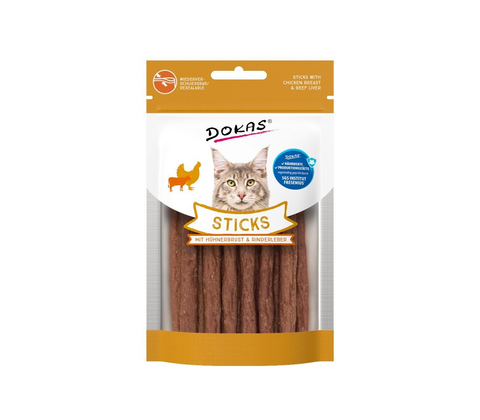 Dokas Sticks m. Kylling & Okselever 30gr