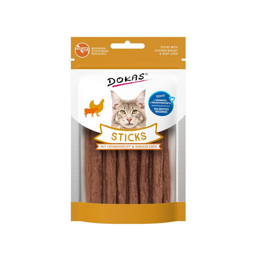 Dokas Sticks m. Kylling & Okselever 30gr