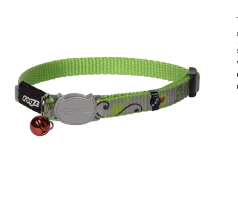 Rogz Reflectocat Halsband S Lime 11mm