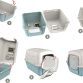Roto kattetoilet m/filter og skovl 4 ass. farver