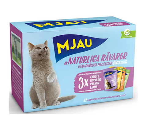 MJAU POUCH MULTIPACK GELE 12x85GR