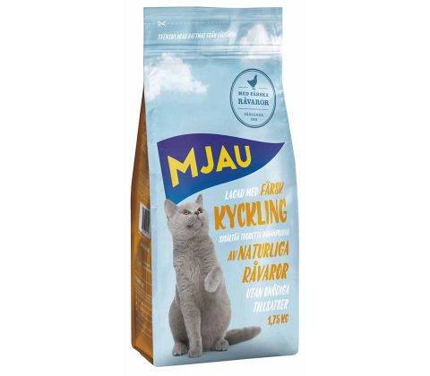 Mjau kattefoder Kylling 